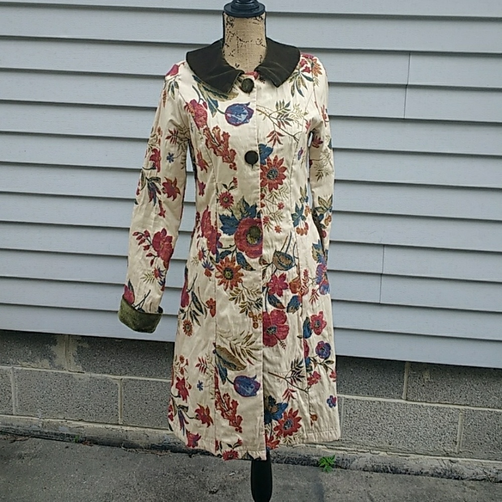 Vintage carpet overcoat